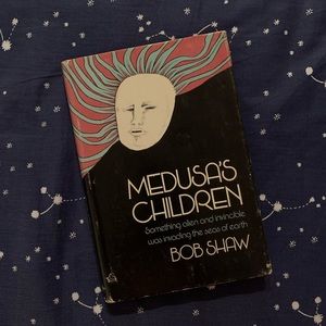 vintage Book shelf statement “Medusa’s Children”